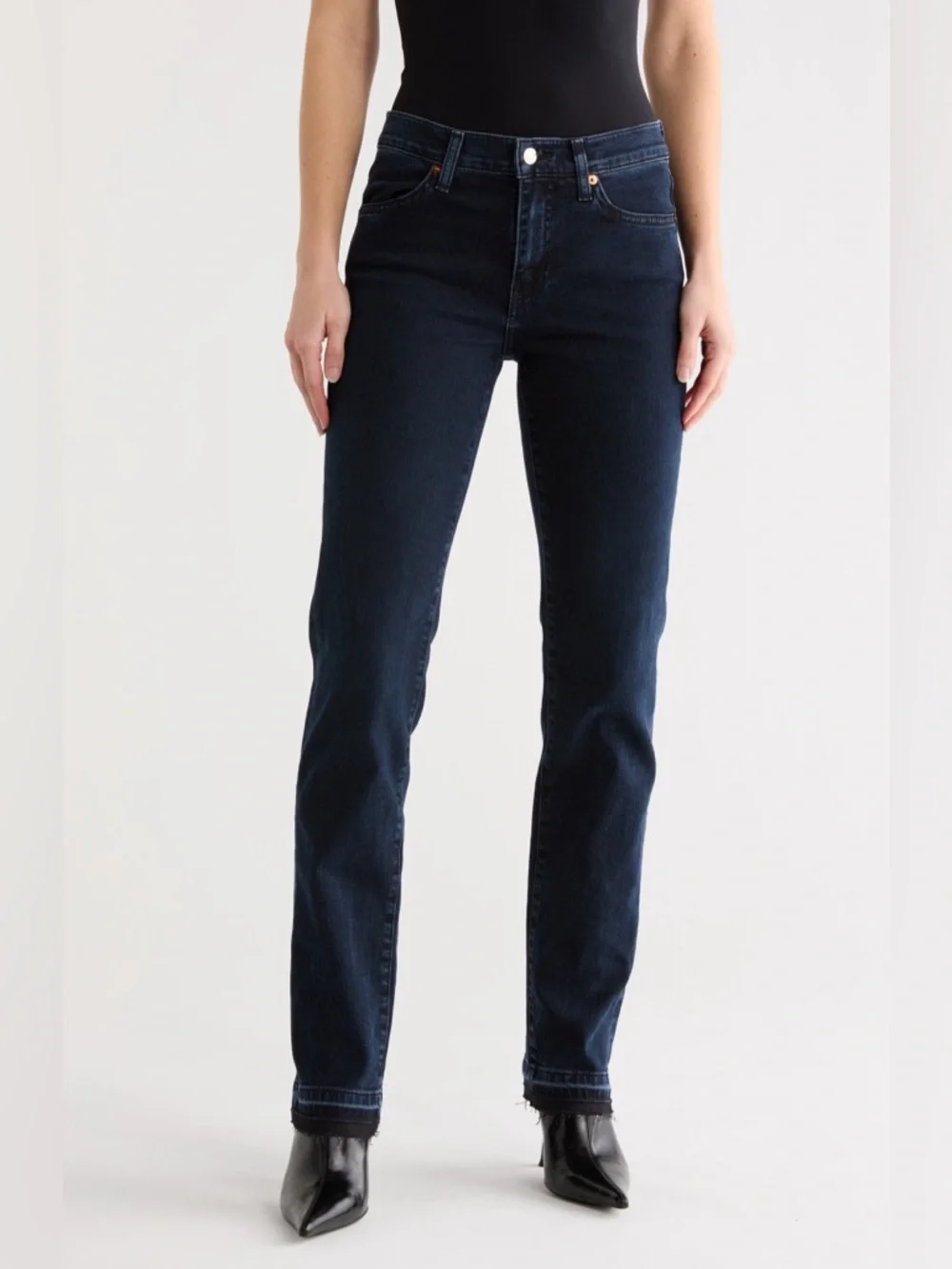 RE/DONE Super Slim Jeans Blackened Blue Size 25